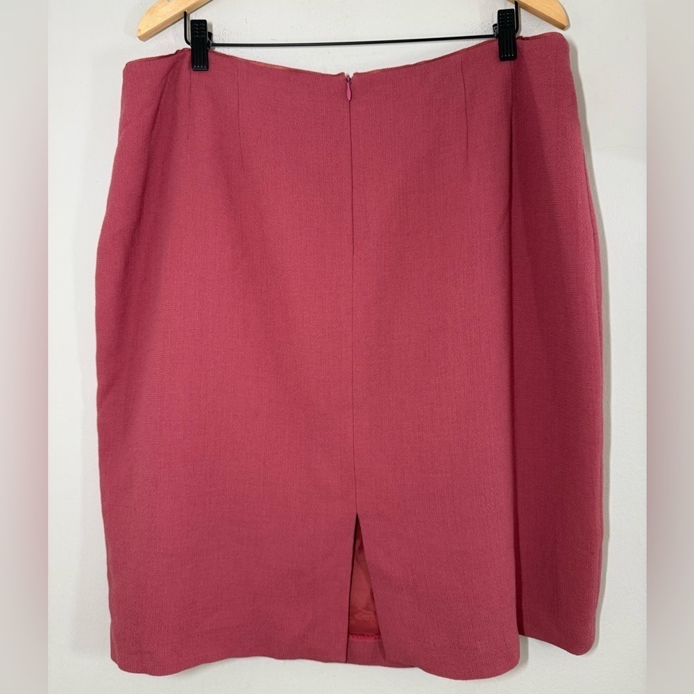 LAFAYETTE 148 New York 100% Virgin
Wool Cherrywood Skirt size 18 - Picture 4 of 9